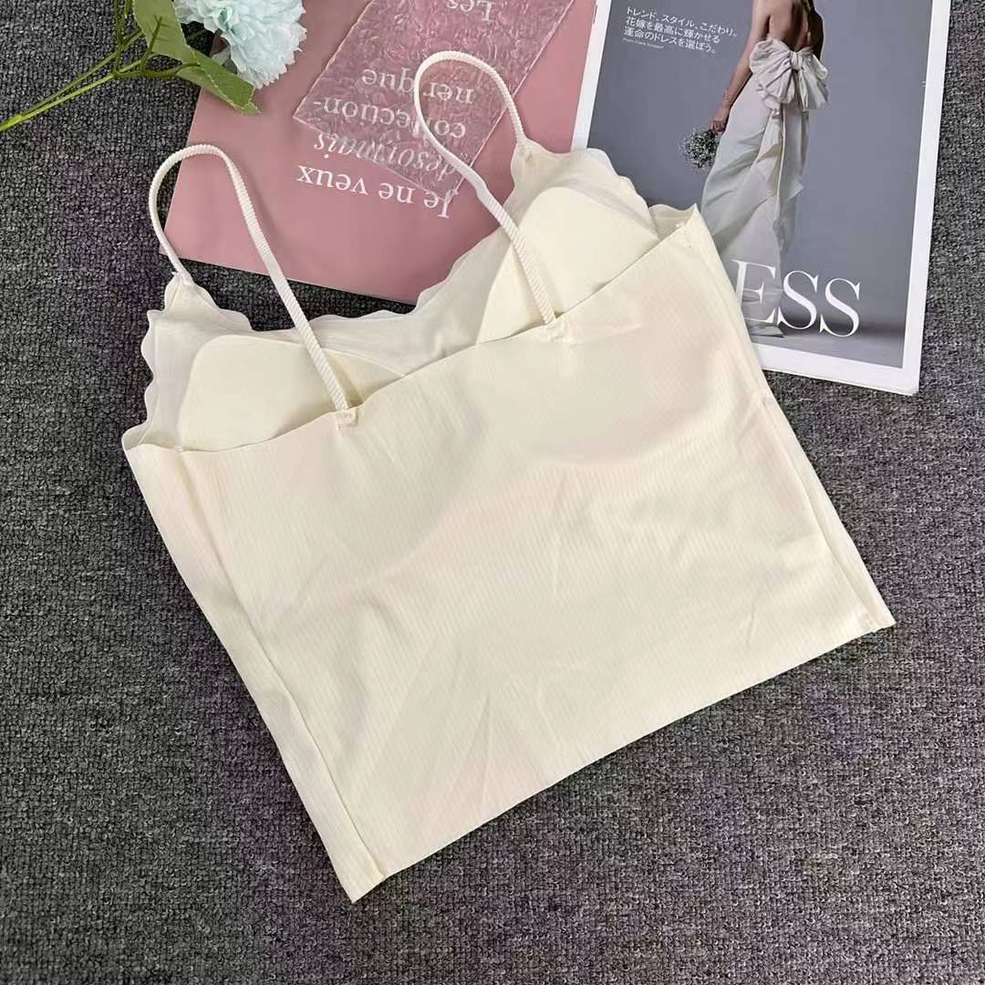 Nueva taza fija sin marcas de alta calidad chaleco de dama sin anillo de acero bra de yoga ropa interior deportiva mujer al por mayor