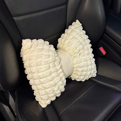Mat, Summer Seat Cover, Seat cushion, seat cover - jr-puff-white-pillow-1