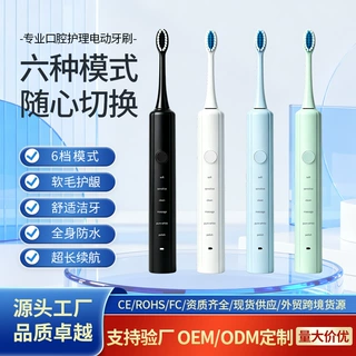 跨境爆款CN-1090充电款软毛电动牙刷家用牙刷旅行便携