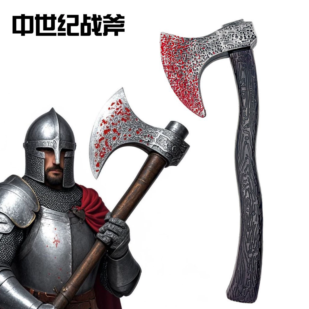 Трансграничный взрыв новый викинг топор пират короткий топор открывает горный топор пластиковые игрушки хэллоуин шоу реквизит
