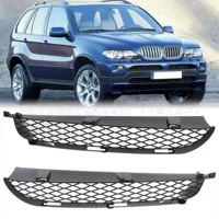 Подходит для BMW X5 E53 04-06 годов выпуска, передняя решетка вентиляции бампера, передняя ветрозащитная сетка бампера 51117116397