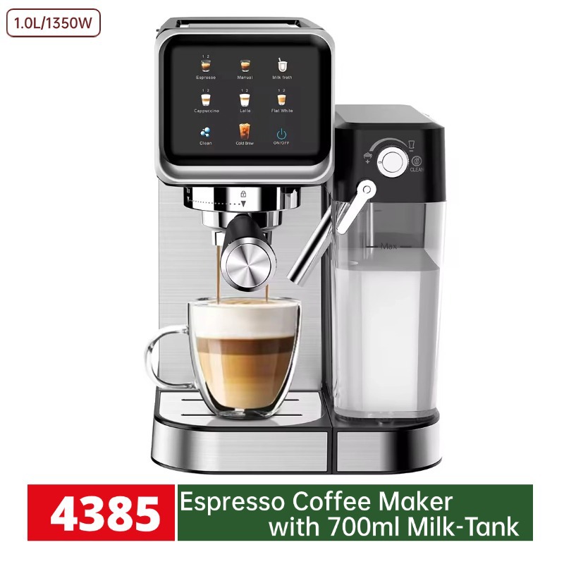 automatic professional coffee machine stainless steel for commercial…