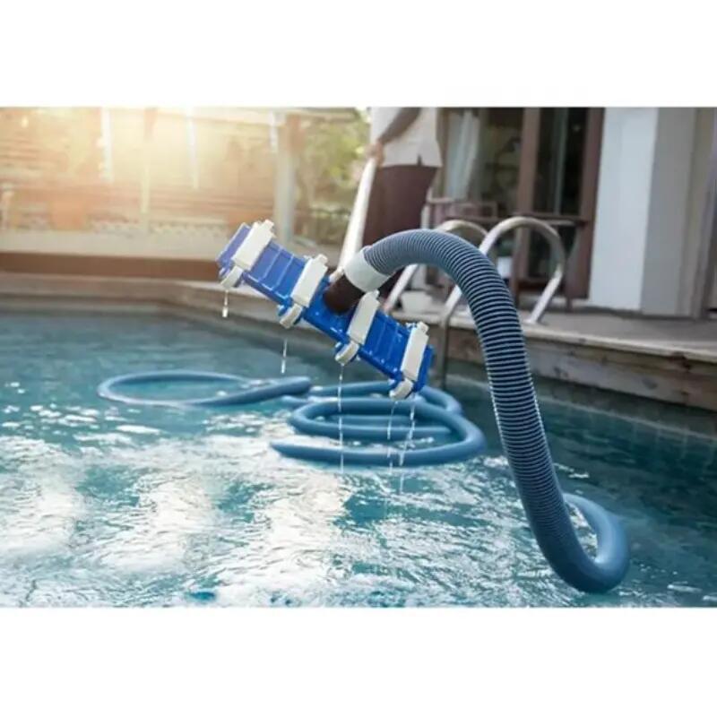 批发销售泳池EVA双色清洁管加强螺旋双层加厚吸污管