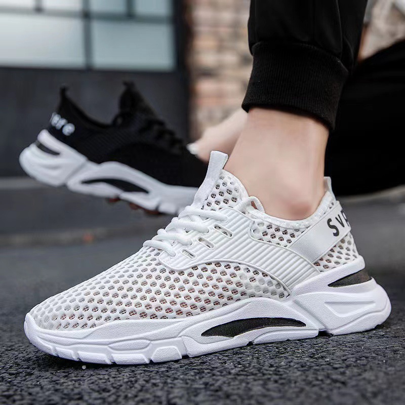 Men's Sports Shoes 2025 Breathable Summer New Shoes Fashion Casual Shoes Students Lightweight Trendy Shoes Fly Woven Men's Shoes