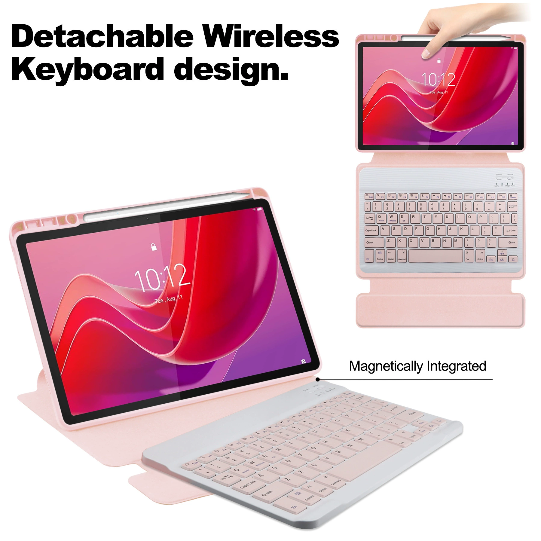 Xiaomi, акриловый защитный чехол, прозрачная совместимая клавиатура, bluetooth