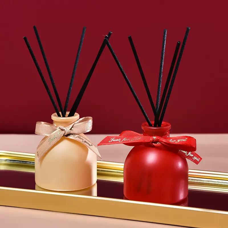 蒙古包无火香薰精油酒店室内家用香氛摆件 藤条挥发液空气清新剂