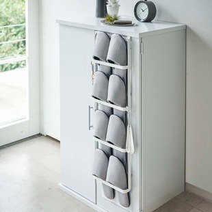 Side Hanging Slipper Rack Shoe Cabinet Side Shoe Storage Rack Japanese Shoe Rack Simple Doorway Indoor Nice and Space-saving