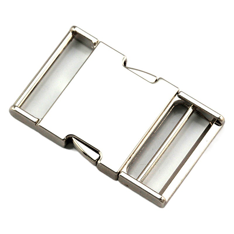 Metal Buckle Square Glossy Luggage Backpack Accessories Pet Buckle Cat Buckle Dog Buckle Safety Multi-Functional Adjustable Buckle