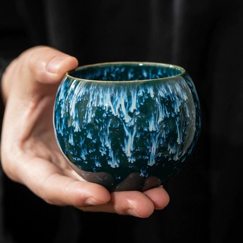 Kiln Five Elements Cup Ceramic Single Cup Master Cup Building Cup Cup Set Tianmu glaze Dragon Egg Cup Gift