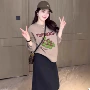 印花套头宽松新款卫衣