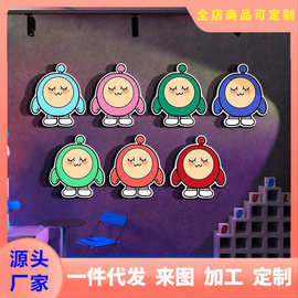 网红打卡背景拍照区布置奶茶店墙壁装饰摆件蛋仔派对公互动贴纸画