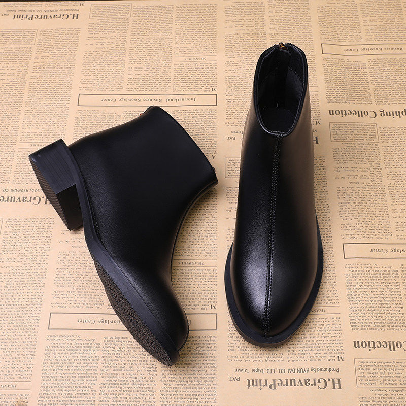 Women's water and snow boots in winter