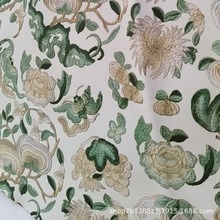 中国风古典花朵PVC人造革毛底品质现货供应价格优惠厂家直销