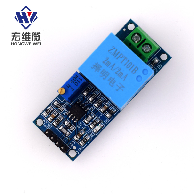 Voltage transformer module, single-phase, AC, active output, voltage sensor module
