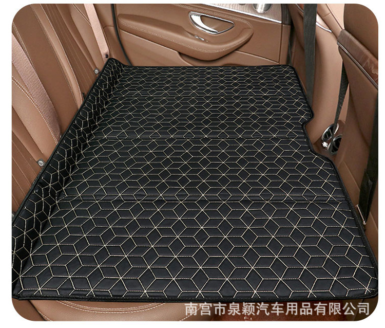 Inflatable-Free Foldable Car Mattress Rear Seat Cushion Car Universal Car Seat Cushion Chair Modified Bed Sleeping Rest Car Bed