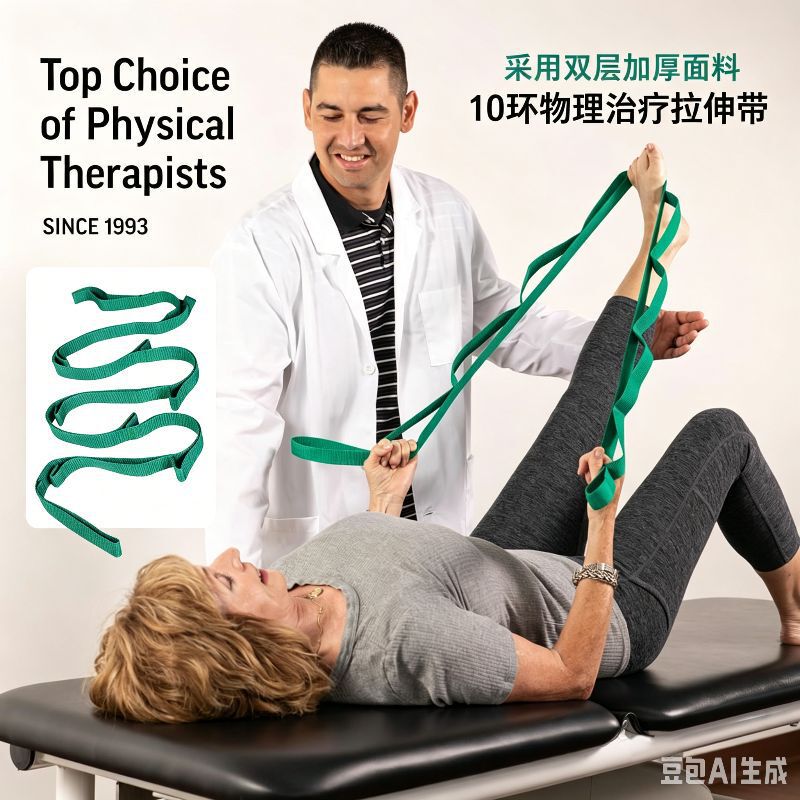 Cross-Border New Elastic Band, Elastic Sports Yoga Stretching Band, Physical Therapy Polypropylene Band, Multi-Loop Fitness Band, in Stock