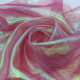 Magic Color Laser Cloth Glass Yarn Flat Colorful Colorful Fabric Bright Silk Organza Decorative Stage Performance Clothing Cloth