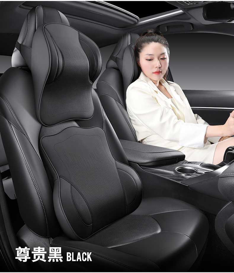 26 types of car headrests and lumbar supports, aviation memory foam neck pillows, ergonomic lumbar support car pillows for cross-border sales