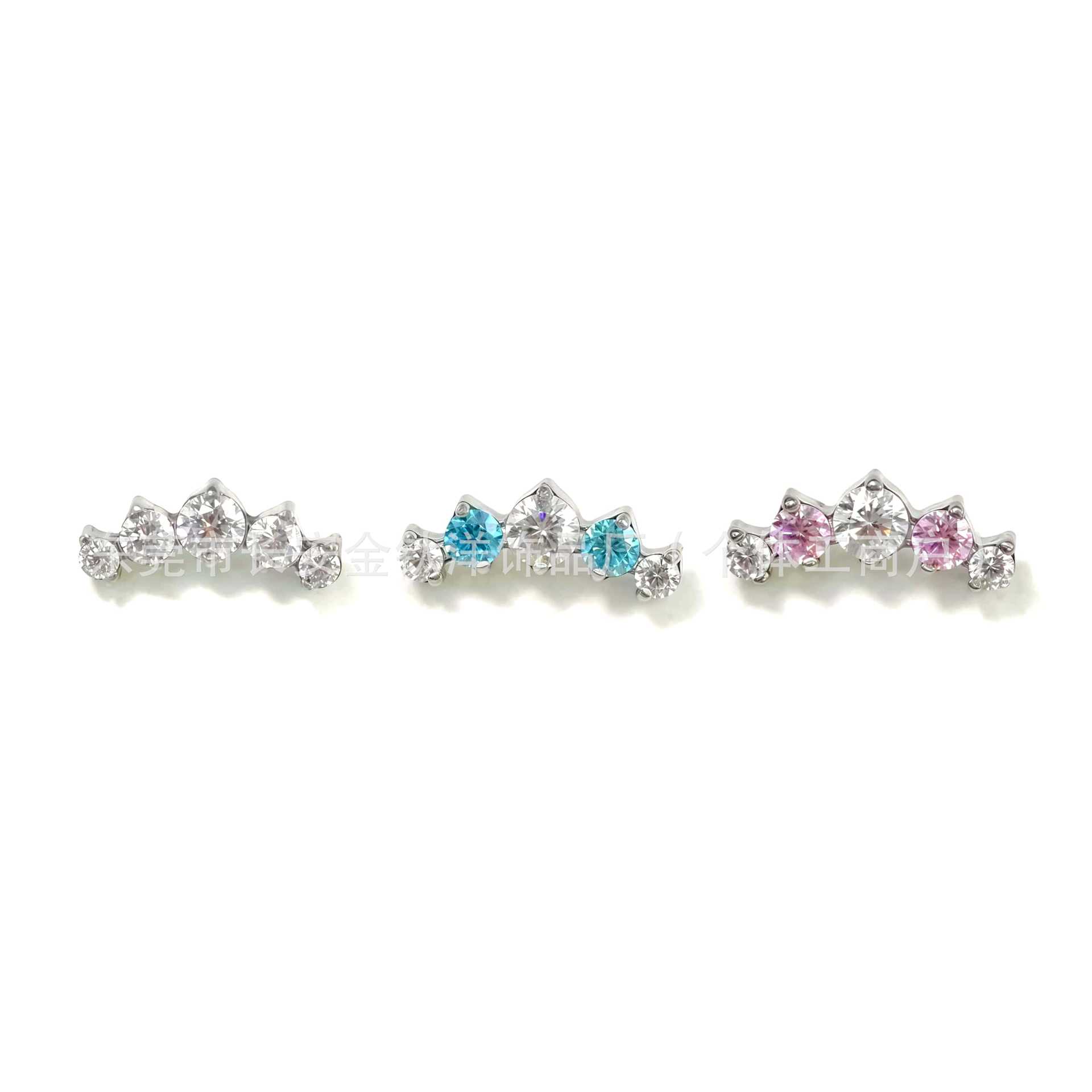 Labret piercing jewelry detail image