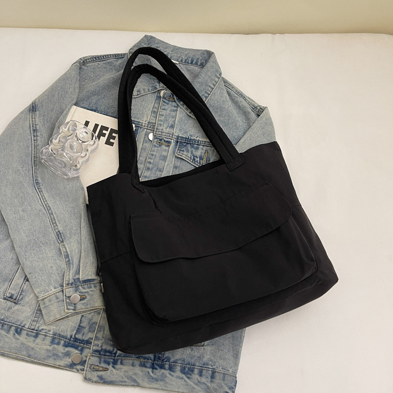 Nuevo japonés ligero simple bolso de hombro de mujer versátil bolso de mano bolso de viaje bolso de estudiante bolso de mano