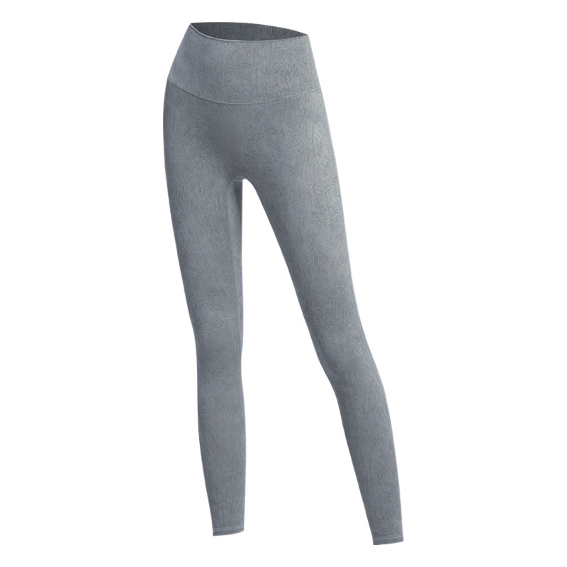 Pantalones de yoga europeos y americanos de verano de cintura alta delgada de levantamiento de cadera de camuflaje desgaste exterior deportes ajustados melocotón pantalones de cadera ropa de fitness para mujeres