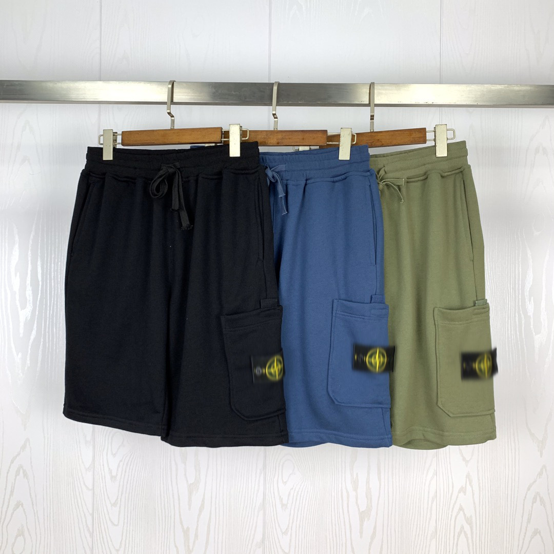 STONE Badge Loose Drawstring Sports Compass Sweatpants Men's and Women's European and American Style Shorts Stone Functional Embroidered Casual Pants