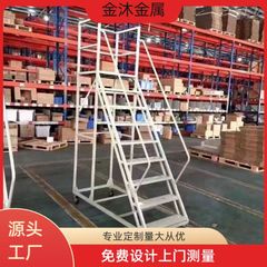 倉庫ははしごに登って、高いところで品物を取ったり、品物を整理したりして、移動したり、安全に防護したり、登ることができる