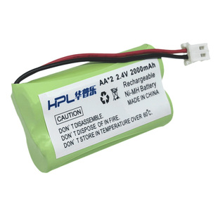 懚���늳� AA 2.4V 2000mAh �������o�K�Ԓ�C ��ĸ�C�h��늳�