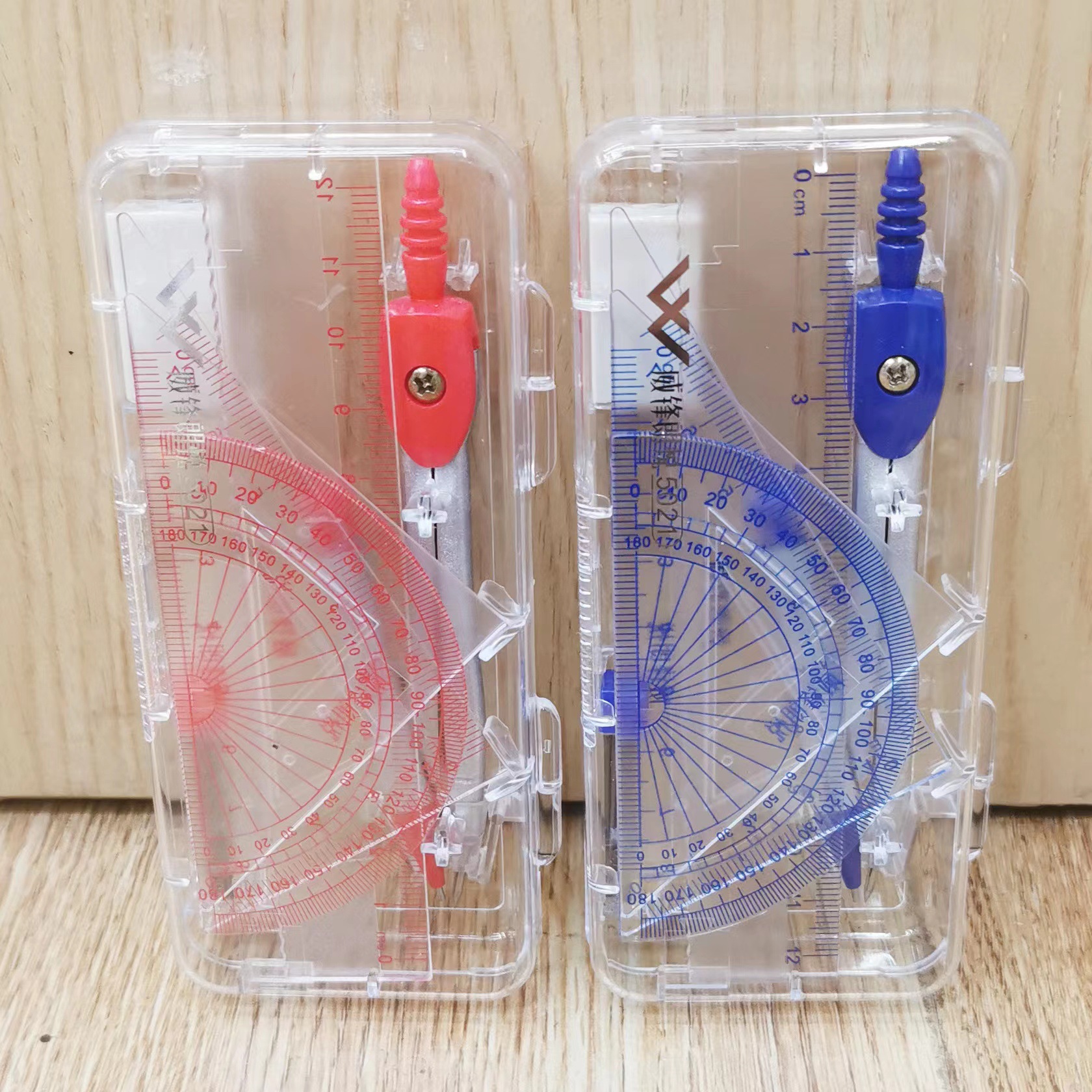 Ruler, set, eraser, case, 7 pieces, 7 pieces 2
