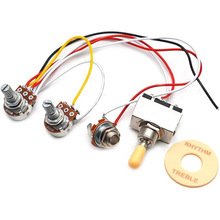 三档开关带输出口电吉他电子线路1音量1音色电吉他线路总成