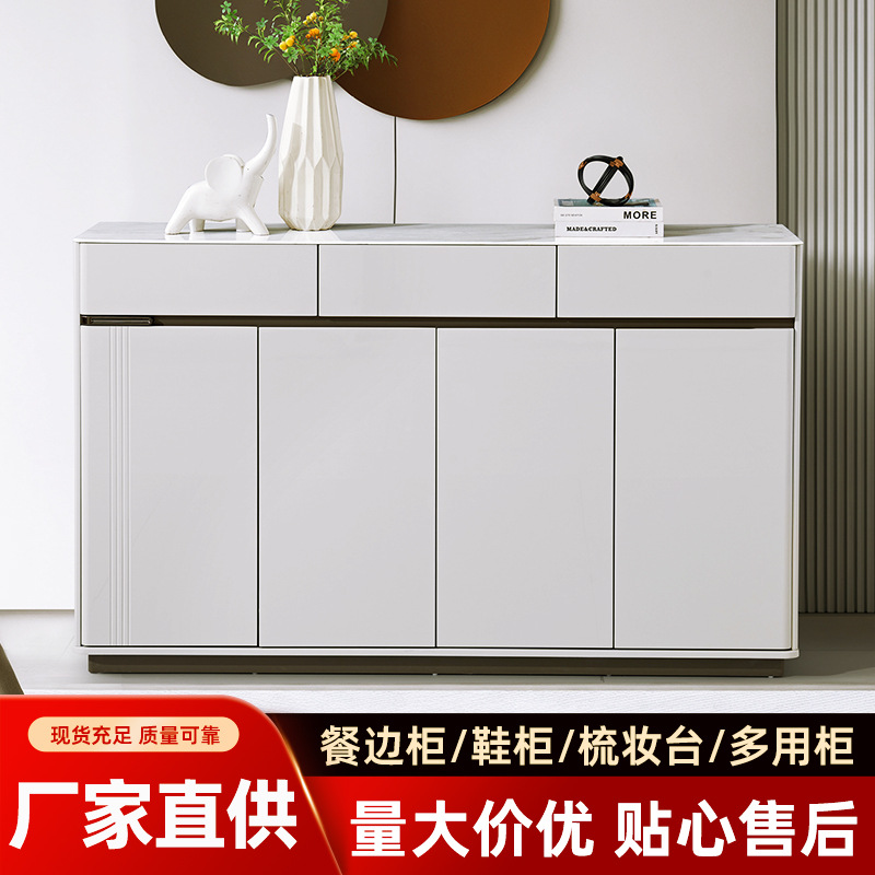 2025 New Model Commercial Sideboard Storage Cabinet Side Cabinet Drawer Cabinet Bedroom Dressing Table Simple Factory Ready Stock Wholesale