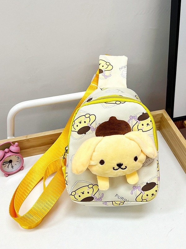 2024 nueva historieta linda de los niños bolsa de monedero bolsa de mensajero melodía bolsa de pecho casual niños y niñas bolsa