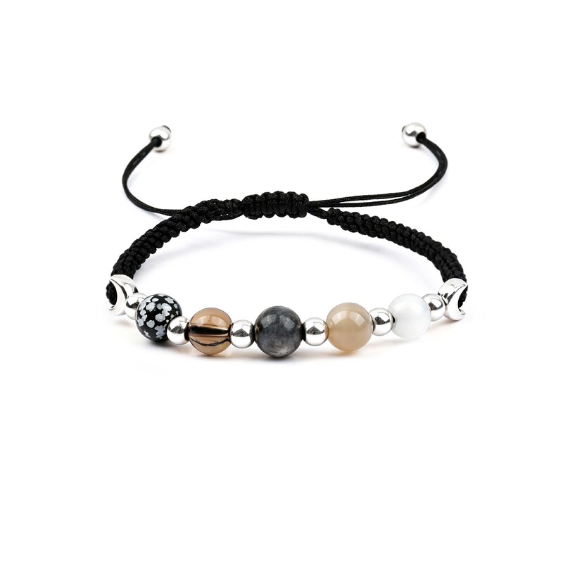 Planet Woven Bracelet for Women Healing Snowflake Moonstone Tea Crystal Agate Cat's Eye Bracelet Moon Woven Bracelet Planet Woven Bracelet for Women Healing Snowflake Moonstone Tea Crystal Agate Cat's Eye Bracelet Moon Woven Bracelet