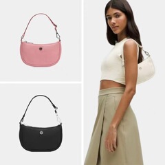 跨境爆款lulu露露Mini Shoulder Bag 1L可调节单肩腋下包斜挎包女
