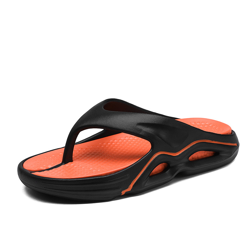 Summer Men's Beach Sandals Non-Slip Wear-Resistant Top Quality Thick Soft Sole Flip-Flops Outdoor Comfortable Toe-Post Slippers_voghion.com