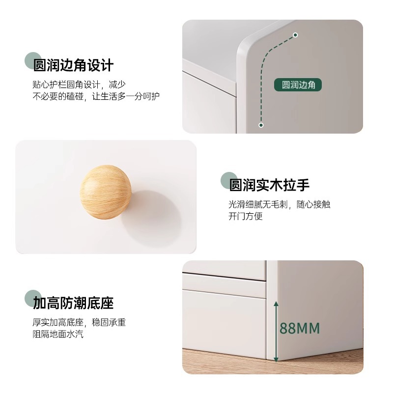 Gabinete de comedor nórdico junto a la pared Gabinete de cocina Gabinete de almacenamiento doméstico Salón armario armario armario de almacenamiento armario de té