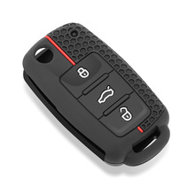 Auto Silicone Car Key Case Cover for VW Volkswagen Polo跨境