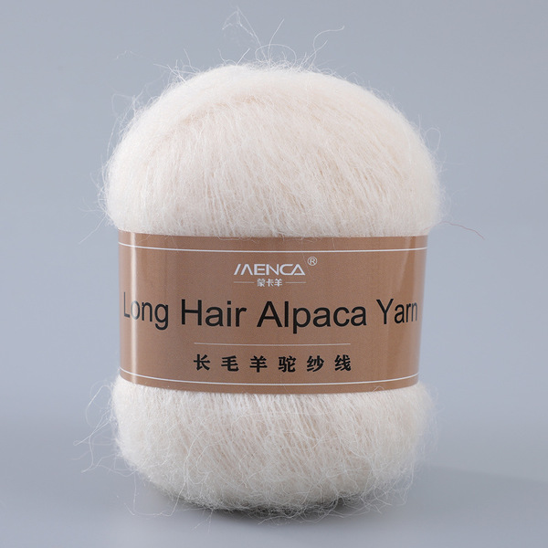 Long-wool alpaca thread fine yarn 26 colors MENCA brand direct…