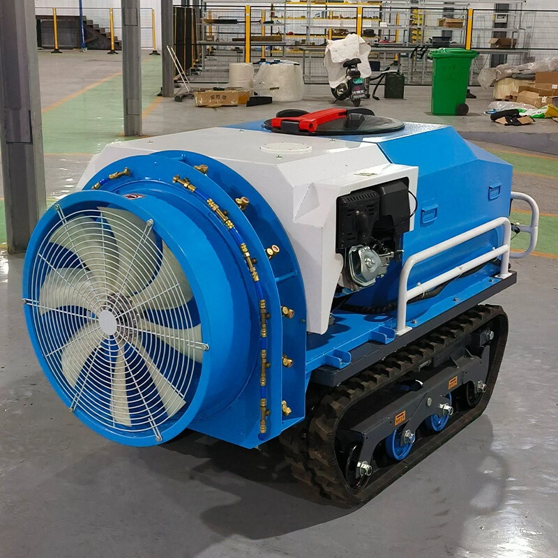 Municipal Disinfection Robot, Disinfection Robot, Agricultural Crawler Sprayer for Orchards, Mist Spraying, Spray Disinfection