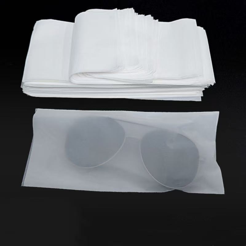 Glasses Double-Pass Protective Bag Frosted Flat Pocket Sunglasses Inner Film Packaging Bag Soft Frosted White Glasses Bag Batch Glasses Double-Pass Protective Bag Frosted Flat Pocket Sunglasses Inner Film Packaging Bag Soft Frosted White Glasses Bag Batch