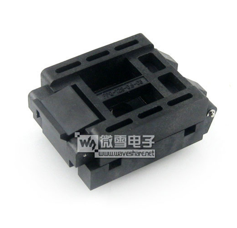 QFP128 PQFP128 TQFP128 IC进行烧写 测试 引脚间距0.5mm 测试座