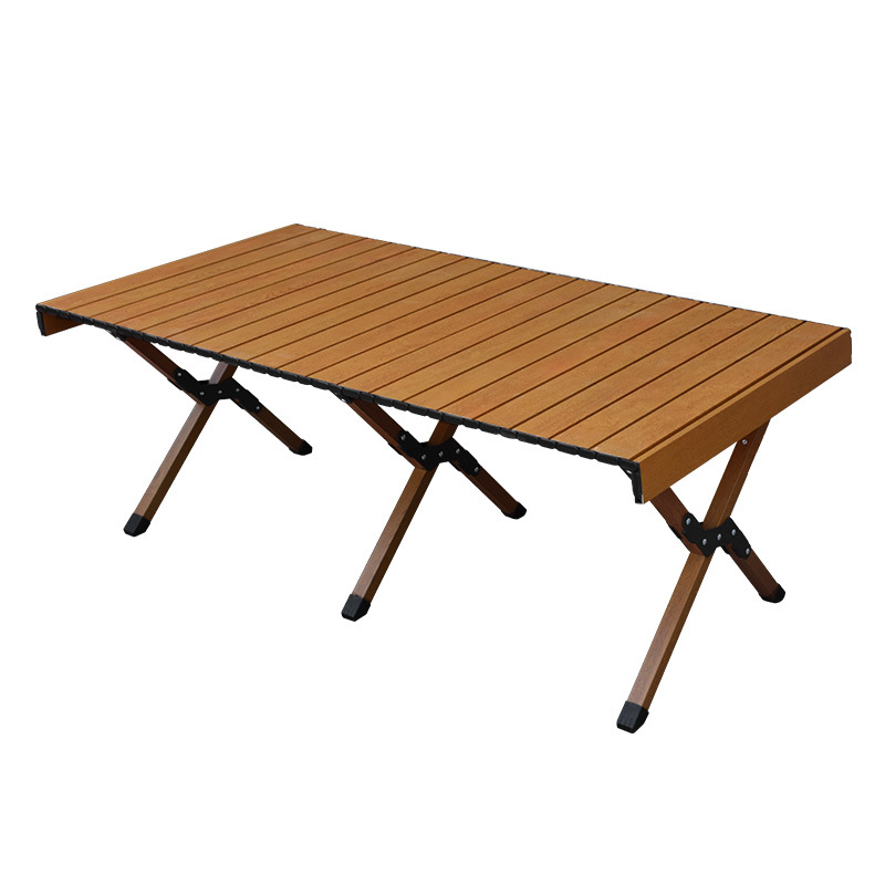 Thickened aluminum alloy outdoor folding table portable camping…