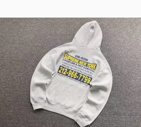 #1 gray hooded [cotton style three qi] / S