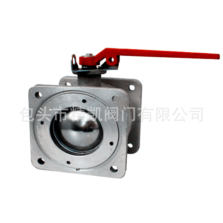 园林槽罐洒水车配件 不锈钢三通球阀　槽车直通球阀