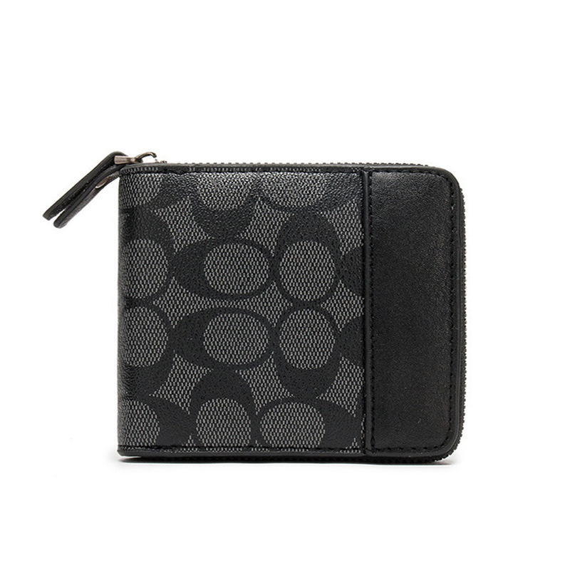 Men's wallet short zipper bag large capacity multi-card small bag business coin purse factory wholesale wallet Men's wallet short zipper bag large capacity multi-card small bag business coin purse factory wholesale wallet
