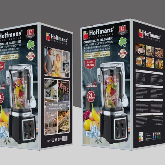 Hoffmans 2088 Commercial Blender 2L 4PCS/CTN 0.16CBM