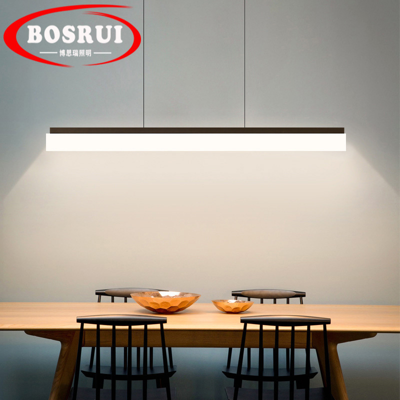 Long-bar lamp LED square lamp office shopping mall supermarket shop classroom gym in-line commercial chandelier Long-bar lamp LED square lamp office shopping mall supermarket shop classroom gym in-line commercial chandelier