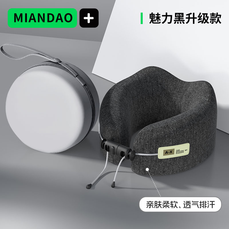 매력적인 블랙 베개 + 에바 보관함