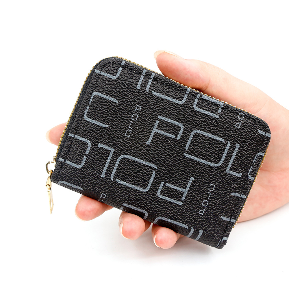 Nueva bolsa de tarjetas de tendencia callejera neutral multi-tarjeta bolsa de tarjetas bolsa de órgano bolsa de cambio bolsa de tarjetas de color pu piel caramelo bolsa al por mayor