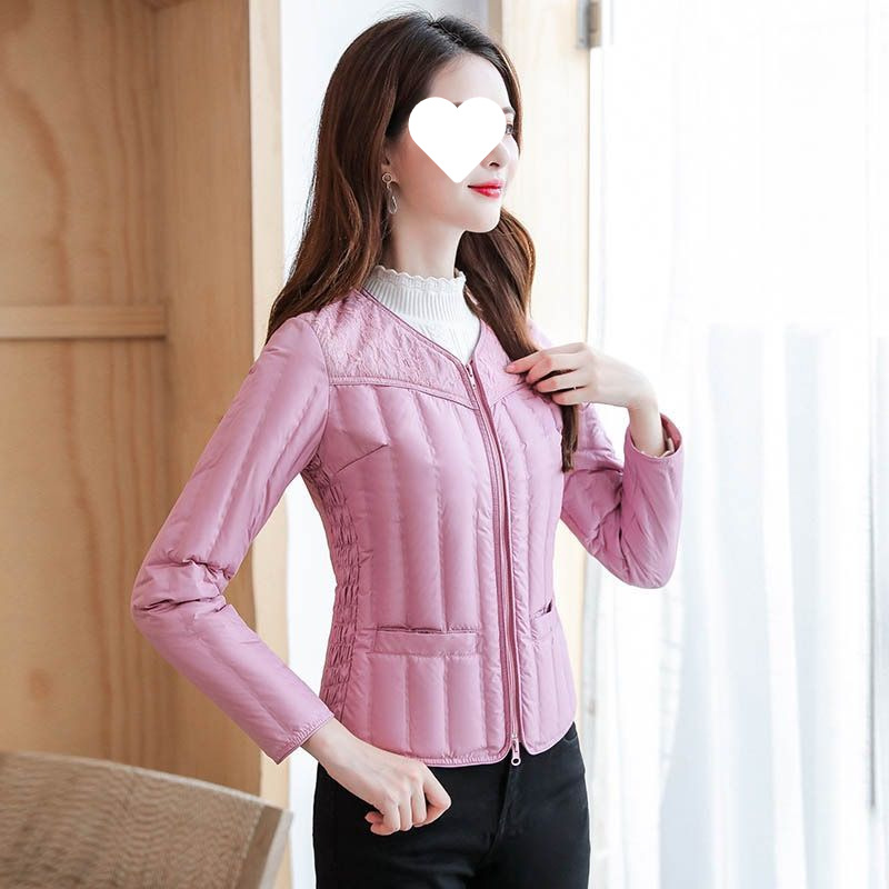 2025 New down Lining Women's Warm Slim Fit Lightweight Mother's Short Winter Korean Style Inner down Jacket